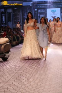 Aahana Kumra ramp walk at Bombay Times Fashion Week