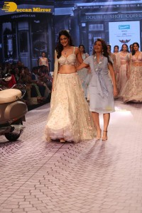 Aahana Kumra ramp walk at Bombay Times Fashion Week