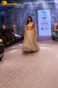 Aahana Kumra ramp walk at Bombay Times Fashion Week