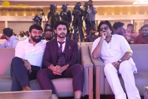 Aakasa Veedhullo Pre-Release function attended by Gautham Krishna and Pujita Ponnada