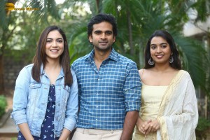 Aakasam Press Meet - attended by Ashok Selvan, Ritu Varma and Shivathmika