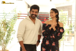 Aakrosham movie press meet attended by Arun Vijay and Palak Lalwani