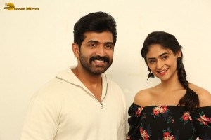 Aakrosham movie press meet attended by Arun Vijay and Palak Lalwani