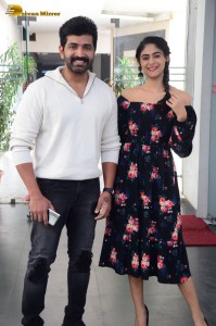 Aakrosham movie press meet attended by Arun Vijay and Palak Lalwani