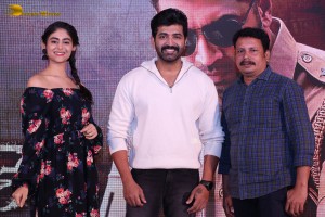 Aakrosham movie press meet attended by Arun Vijay and Palak Lalwani