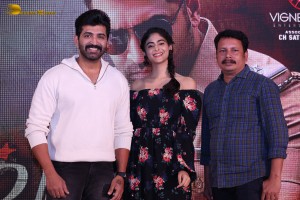 Aakrosham movie press meet attended by Arun Vijay and Palak Lalwani