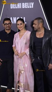 Aamir Khan Productions 25th Anniversary attended by Salman Khan, Rekha, Kareena Kapoor, Kajol, Shenaz Treasury, Manjari Fadnis, and others