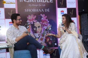 Aamir Khan launches Shobhaa De’s book Insatiable on Feb 10, 2023