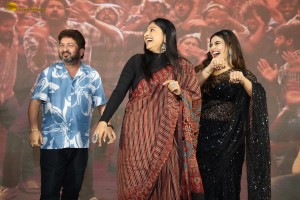 Aay Pre-Release Function attended by Narne Nithiin, Nayan Sarika, Nikhil, Sreeleela, Allu Aravind, and others