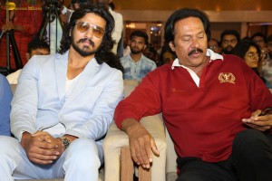 Aay Pre-Release Function attended by Narne Nithiin, Nayan Sarika, Nikhil, Sreeleela, Allu Aravind, and others