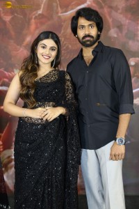 Aay Pre-Release Function attended by Narne Nithiin, Nayan Sarika, Nikhil, Sreeleela, Allu Aravind, and others