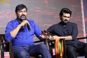 Acharya movie press meet attended by Chiranjeevi, Ram Charan Teja, Pooja Hegde and Koratala Siva