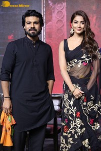 Acharya movie press meet attended by Chiranjeevi, Ram Charan Teja, Pooja Hegde and Koratala Siva
