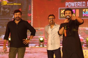 Acharya-Pre-Release-Function attended by Chiranjeevi, Ram Charan Teja, Pooja Hegde, S.S. Rajamouli and others
