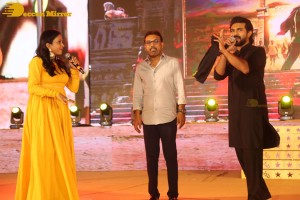 Acharya-Pre-Release-Function attended by Chiranjeevi, Ram Charan Teja, Pooja Hegde, S.S. Rajamouli and others