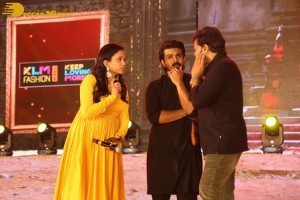 Acharya-Pre-Release-Function attended by Chiranjeevi, Ram Charan Teja, Pooja Hegde, S.S. Rajamouli and others