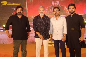 Acharya-Pre-Release-Function attended by Chiranjeevi, Ram Charan Teja, Pooja Hegde, S.S. Rajamouli and others