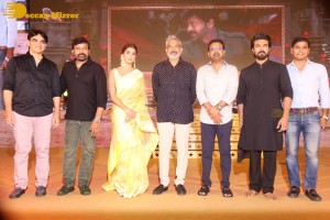 Acharya-Pre-Release-Function attended by Chiranjeevi, Ram Charan Teja, Pooja Hegde, S.S. Rajamouli and others