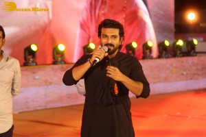 Acharya-Pre-Release-Function attended by Chiranjeevi, Ram Charan Teja, Pooja Hegde, S.S. Rajamouli and others