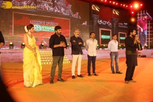 Acharya-Pre-Release-Function attended by Chiranjeevi, Ram Charan Teja, Pooja Hegde, S.S. Rajamouli and others