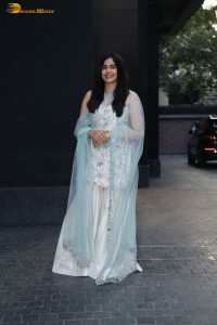 actress Adah Sharma in a white punjabi dress