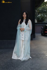 actress Adah Sharma in a white punjabi dress