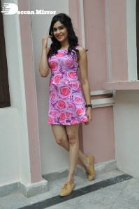 Actress Adah Sharma in a pink dress
