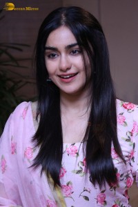 Tollywood Actress Adah Sharma in a pink salwar dress