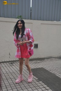 actress adah sharma in a pink skirt and shirt cute pics