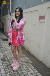 actress adah sharma in a pink skirt and shirt cute pics