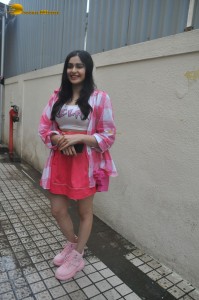 actress adah sharma in a pink skirt and shirt cute pics
