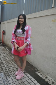 actress adah sharma in a pink skirt and shirt cute pics