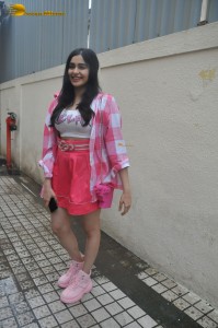 actress adah sharma in a pink skirt and shirt cute pics