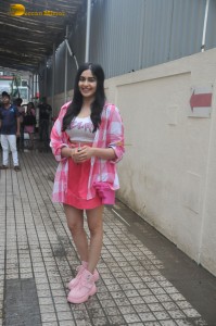 actress adah sharma in a pink skirt and shirt cute pics