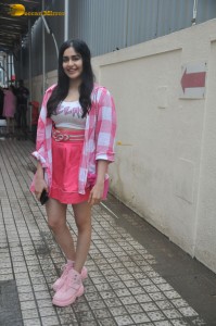 actress adah sharma in a pink skirt and shirt cute pics