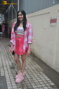 actress adah sharma in a pink skirt and shirt cute pics