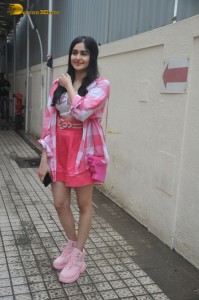 actress adah sharma in a pink skirt and shirt cute pics