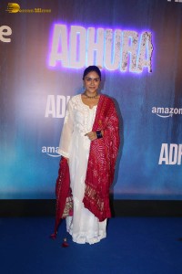 Adhura Screening attended by Rasika Dugal, Shruti Haasan, Rhea Chakraborty, Laxmi Raai, and others