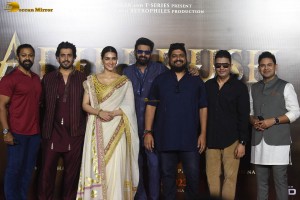 Adipurush Trailer Launch attended by Prabhas, Kriti Sanon and Om Raut