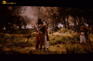 Adipurush Latest Stills shown during the promotion of AAA Cinemas at Asian Satyam Mall on June 14, 2023