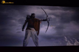 Adipurush Latest Stills shown during the promotion of AAA Cinemas at Asian Satyam Mall on June 14, 2023