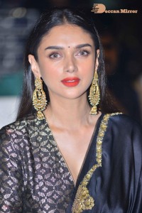 Actress Aditi Rao Hydari at a cinema event