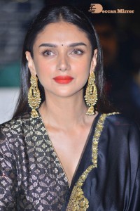 Actress Aditi Rao Hydari at a cinema event