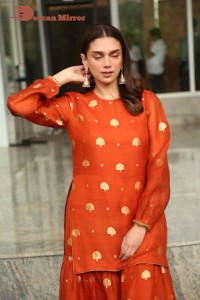 Aditi Rao Hydari in a red dress