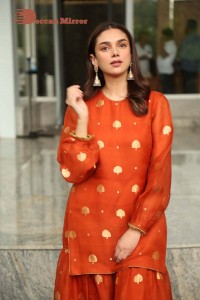 Aditi Rao Hydari in a red dress