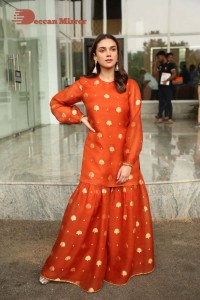 Aditi Rao Hydari in a red dress