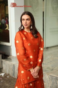 Aditi Rao Hydari in a red dress