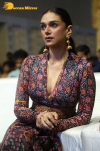 Aditi Rao Hydari looking cute at Hey Sinamika Pre-Release Function