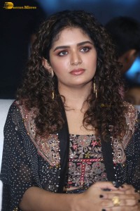 Actress aditi shankar pretty and smiling as she attends a movie function