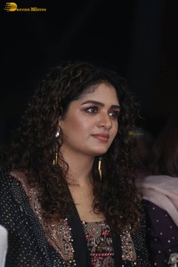 Actress aditi shankar pretty and smiling as she attends a movie function